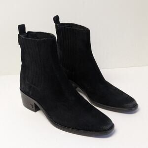 Sam Edelman Bronson Ankle Boots, Black Suede, Women's 8